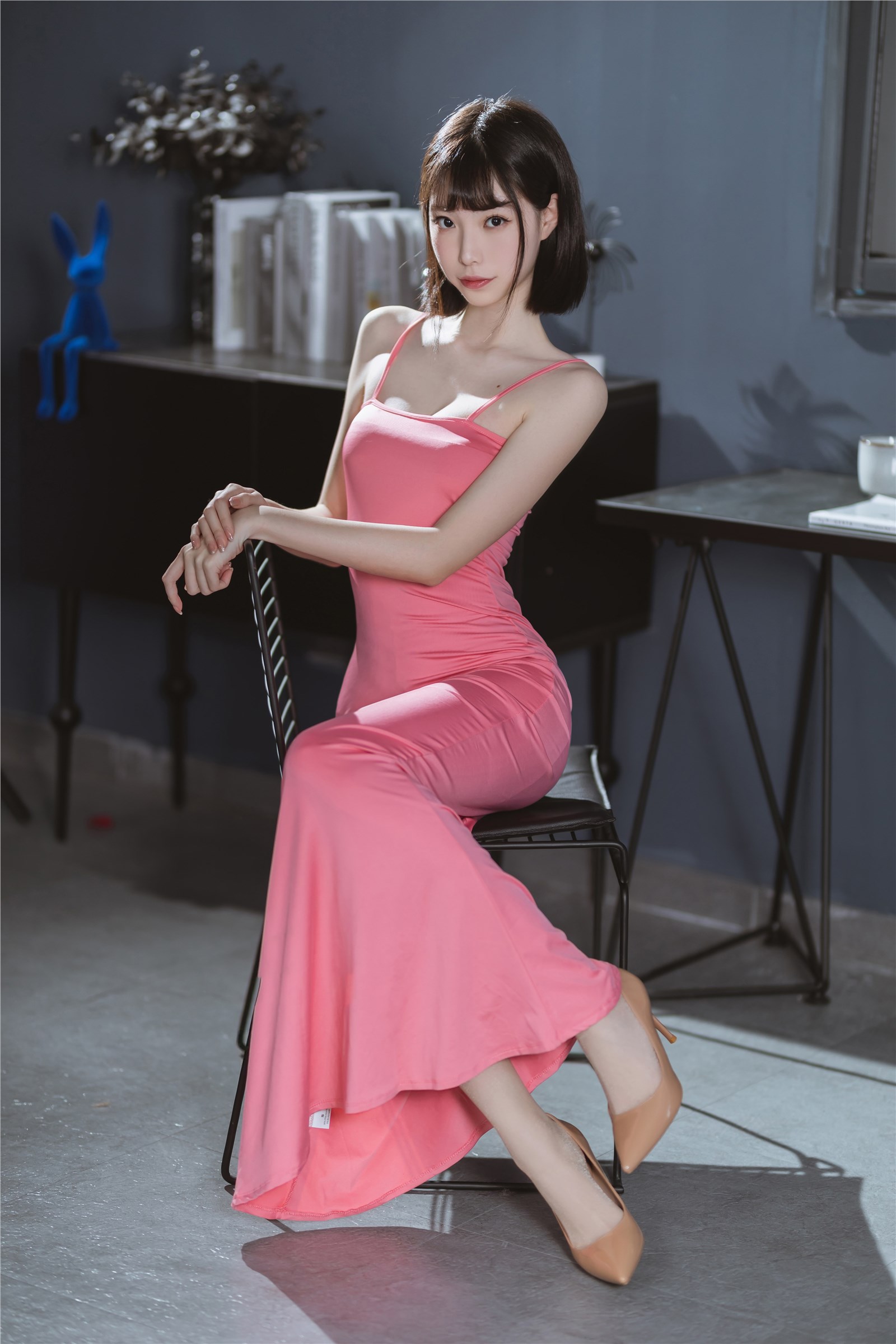 Xu Lan LAN - NO.033 Pink Long Dress(1)